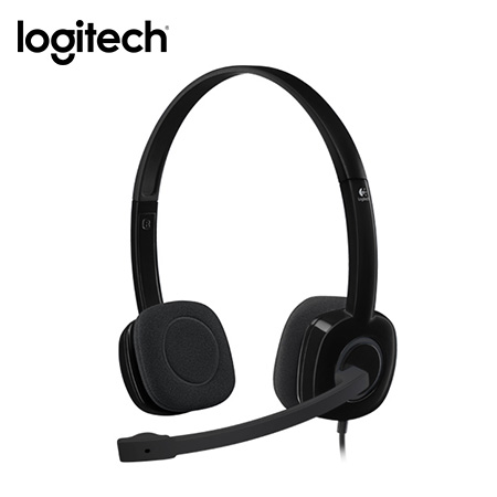 AUDIFONO C/MICROF. LOGITECH H151 STEREO BLACK (981-000587)